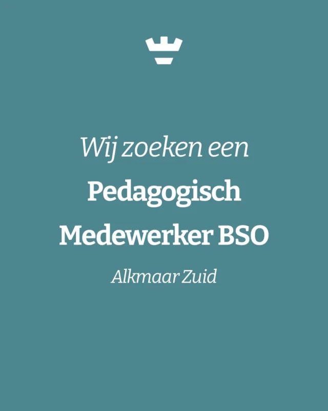 Op onze BSO's aan de Heilooërdijk en de Anna Paulownastraat kan ieder kind op zijn of haar eigen manier de dag afsluiten 🤍 Dit doen we in samenwerking met basisscholen De Stek en De Fontein. 

Als pedagogisch medewerker BSO ben jij degene die de kinderen opvangt, activiteiten bedenkt en samen met je collega’s zorgt voor een fijne sfeer 🌞 

📅 Dinsdag, woensdag en vrijdag van 13:45–18:30 uur (in vakanties hele dagen)
📍 Alkmaar Zuid

Wil je meer uren werken en ben je bereid om ook voorschoolse en tussenschoolse te werken? Dan kun je je uren aanvullen met andere diensten in de regio. 

Klinkt dit als een match? Solliciteer via de link in bio 🔗