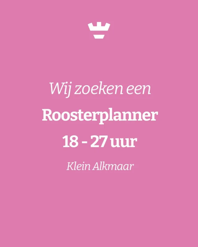 Ben jij een kei in plannen? Klein Alkmaar zoekt tijdelijk een ervaren roosterplanner (18-27 uur per week) die zorgt dat onze kinderdagverblijven altijd goed bezet zijn. 

📅 Periode: april 2026 – januari 2027
💶 Salaris: €2.990 – €3.992 (CAO Kinderopvang, schaal 7)
📍 Standplaats: Alkmaar

Werk je graag met mensen, denk je oplossingsgericht en ken je KidsVision of een vergelijkbaar planningssysteem? Dan pas jij perfect in ons team!

👉 Solliciteer nu via de link in bio