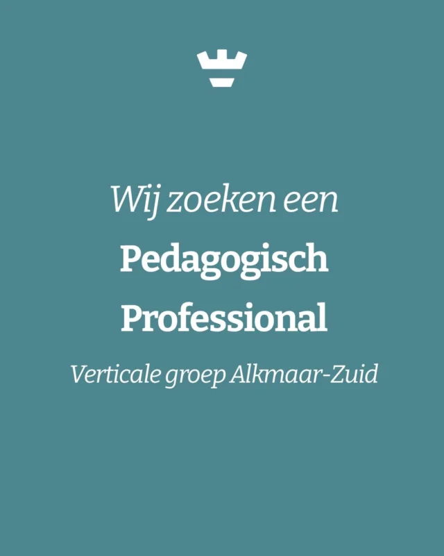 Onze locatie aan de Heilooërdijk is sinds augustus 2022 een volwaardig kindcentrum. Naast de vertrouwde peuteropvang bieden we hier nu ook kinderdagopvang en BSO aan. De "vernieuwbouwde" vestiging is een fijne plek waar spelen, ontdekken en ontspannen centraal staan.

Samen met basisschool De Fontein bieden we een doorlopende ontwikkel- en leerlijn. Van de eerste opvang tot de overstap naar de middelbare school: kinderen voelen zich hier thuis. De verticale groep heeft een eigen, geïntegreerde plek binnen het kindcentrum met toegang tot een afgeschermde tuin. Zo is er alle ruimte voor een soepele overgang naar de basisschool.

Als Pedagogisch Professional op de verticale groep (0-4 jaar) werk je vier dagen per week, 9 uur per dag. Je start met vaste dagen op maandag, woensdag en vrijdag en breidt deze richting het nieuwe jaar uit met de donderdag. De vacature is beschikbaar in verband met zwangerschapsverlof.

 👉 Iets voor jou? Solliciteer nu via de link in bio.